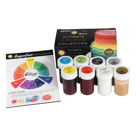 Sugarflair Colour Paste Ultimate Collection 8 Pack