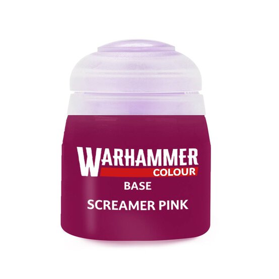 Warhammer Screamer Pink Base Paint 12ml image number 1