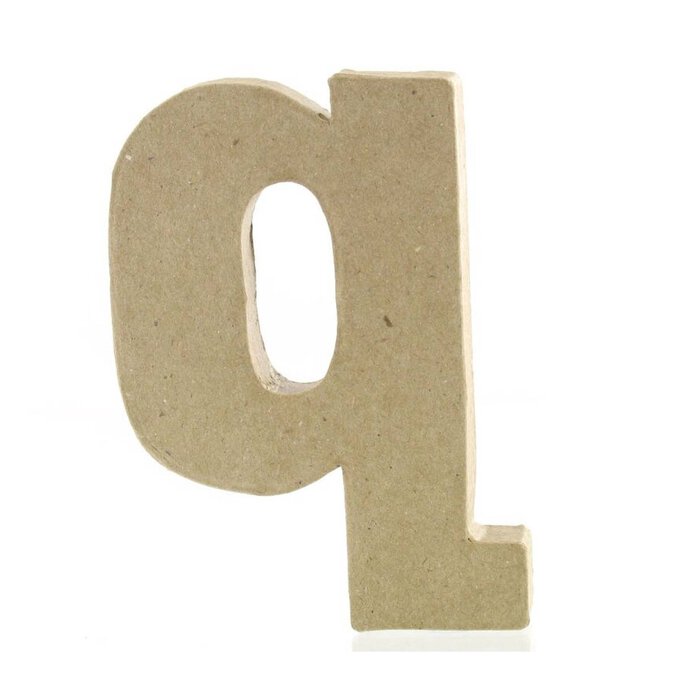 Lowercase Mini Mache Letter Q image number 1