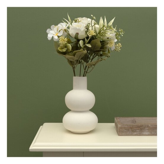 White Blooming Bouquet 28cm image number 2