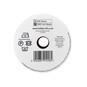 White Merry Christmas Wire Edge Printed Ribbon 63mm x 3m image number 4