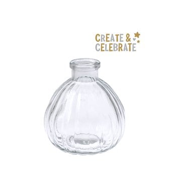 Create & Celebrate Ribbed Bud Vase 9.5cm
