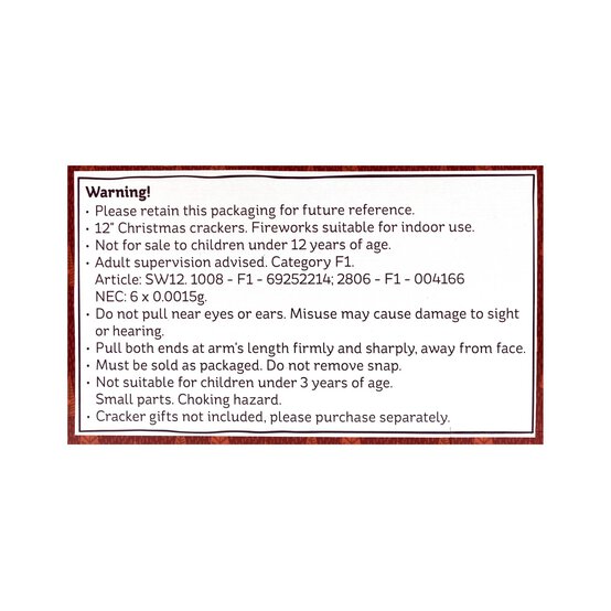 Tartan Fillable Crackers 6 Pack image number 3