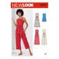 New Look Women's Jumpsuit Sewing Pattern N6616 image number 1