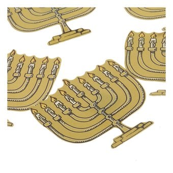 Hanukkah Candle Card Toppers 4 Pack image number 2