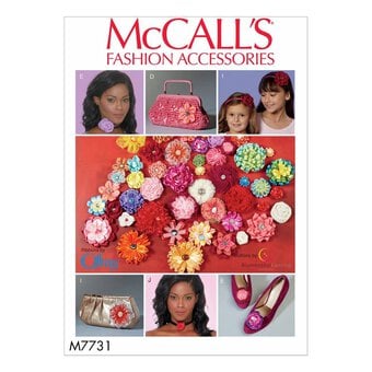 McCall's Ribbon Flowers Sewing Pattern M7731
