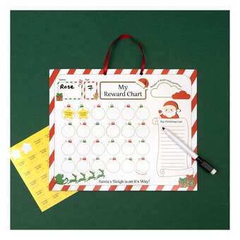 Christmas Dry Wipe Reward Chart