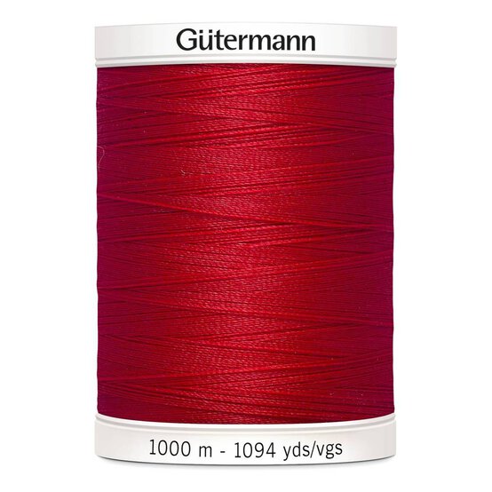 Gutermann Red Sew All Thread 1000m (156) image number 1