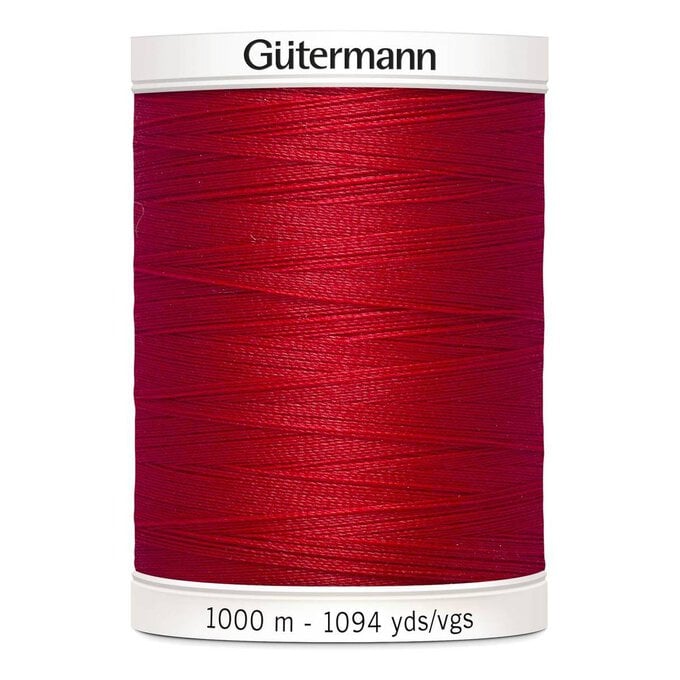 Gutermann Red Sew All Thread 1000m (156) image number 1