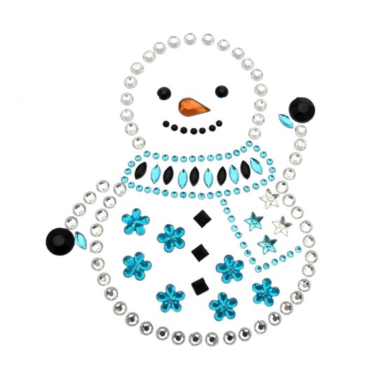 Snowman Gem Sticker image number 1