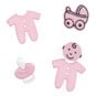 Trimits Baby Pink Craft Buttons 5 Pieces image number 1
