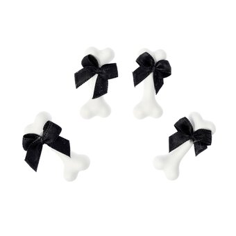 Halloween Clay Dog Bone 4 Pack