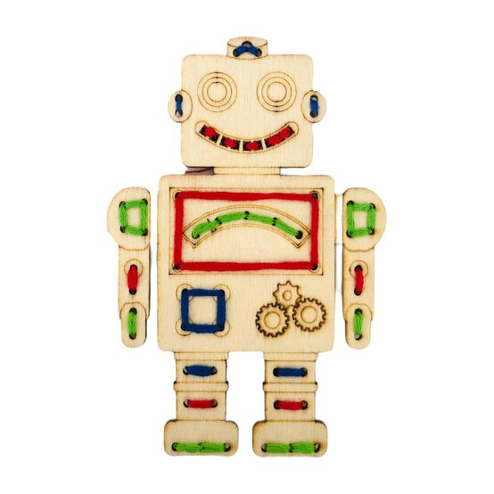 Robot Wooden Threading Kit image number 1