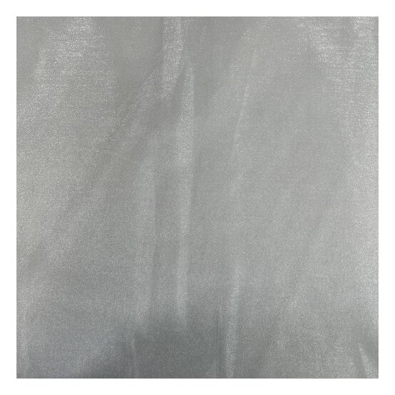 Silver Crystal Organza Fabric by the Metre image number 4