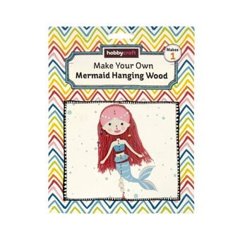 Make Your Own Hanging Wood Mermaid Kit image number 2
