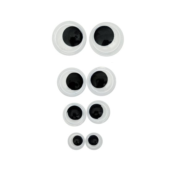 Assorted Black and White Googly Eyes 200 Pack  image number 4