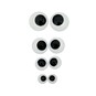 Assorted Black and White Googly Eyes 200 Pack  image number 4