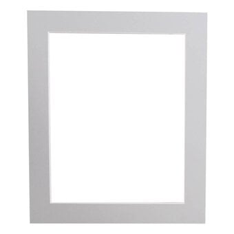 Grey Single Aperture Mount 12 x 10 Inches