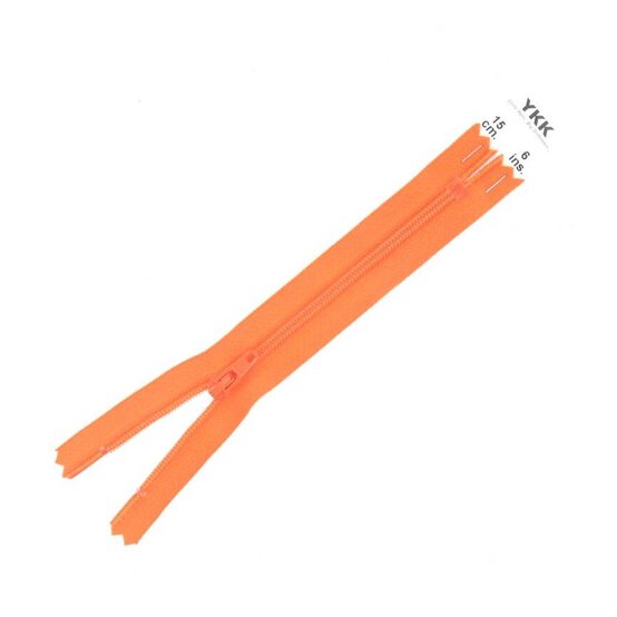 YKK Orange Dress and Skirt Zip 15cm image number 1