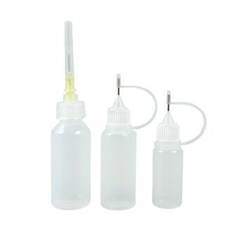 Assorted Needle Tip Applicator Bottles 3 Pack 