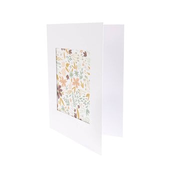 White Rectangle Aperture Cards and Envelopes A5 10 Pack image number 2