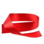 Poppy Red Double-Faced Satin Ribbon 24mm x 5m image number 2