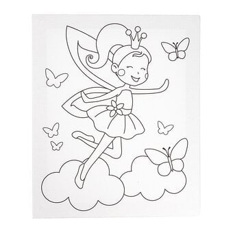 Fairy Colour-in Canvas image number 2