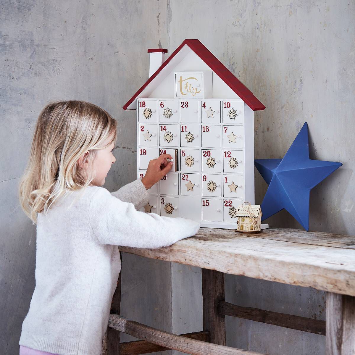 Wooden House Advent Calendar Hobbycraft Wooden House Advent Calendar Hobbycraft