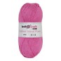 Knitcraft Hot Pink Cotton Blend Plain DK Yarn 100g image number 1