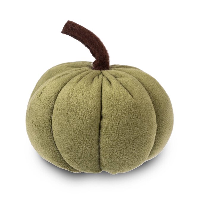 Green Plush Pumpkin 9cm image number 1
