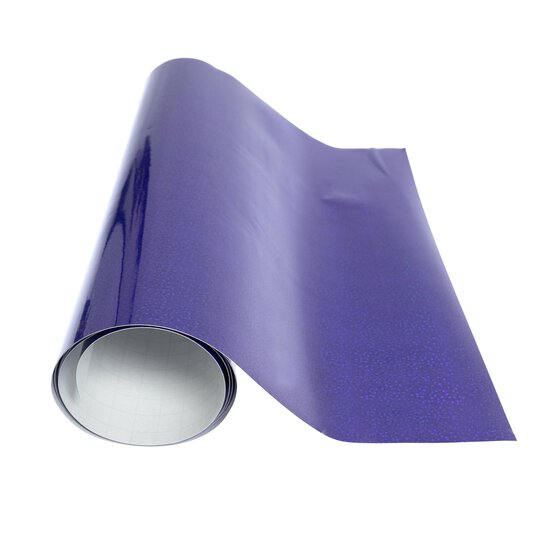 Purple Holographic Sparkle Permanent Vinyl 12 x 24 Inches image number 2