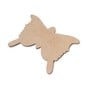 Butterfly MDF Wooden Shape 13cm image number 1