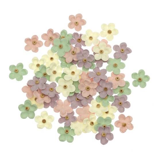 Handmade Fairy Garden Bead Flowers 60 Pack image number 1