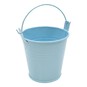 Pale Blue Metal Bucket 7.5cm image number 1