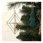 Metal Hanging Diamond Decoration 12cm image number 2
