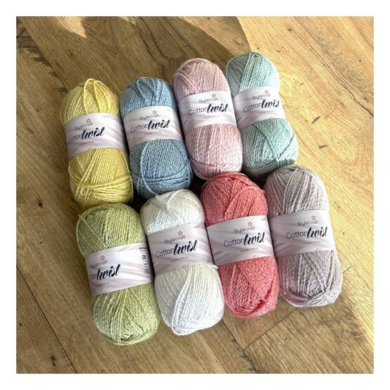 Stylecraft Crocus Cotton Twist DK Yarn 100g image number 2
