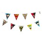 Justice League Pennant Banner Bunting 3.3m image number 1
