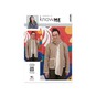 Know Me Men's Jacket and Scarf  Sewing Pattern ME2097 (BB 44-52) image number 1