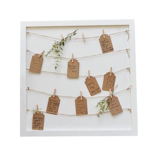 Ginger Ray Peg and String Frame Guestbook image number 1