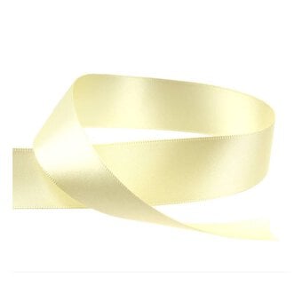 Baby Maize Double-Faced Satin Ribbon 24mm x 5m