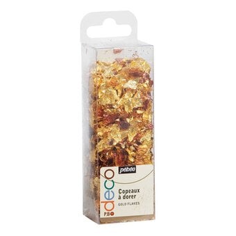 Pebeo Deco Gold Brown and Red Gilding Flakes 1.5g