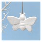 Hanging Ceramic Bee Decoration 10cm image number 1