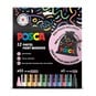 Uni-ball Posca Pastel PC-5M Marker Pens and Pouch 12 Pack image number 1