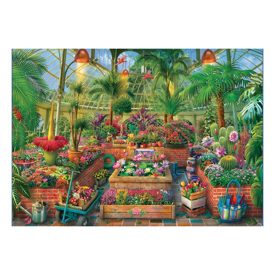 Eurographics Greenhouse Garden Jigsaw Puzzle 1000 Pieces image number 2