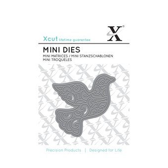 Xcut Filigree Dove Mini Die 5.3cm x 4.9cm