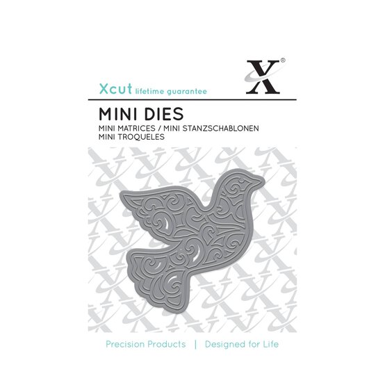 Xcut Filigree Dove Mini Die 5.3cm x 4.9cm image number 1