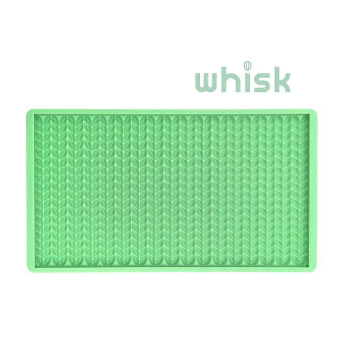 Whisk Knit Pattern Silicone Fondant Mould  image number 1
