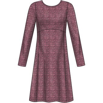 New Look Women’s Knit Dress Sewing Pattern N6632 image number 3