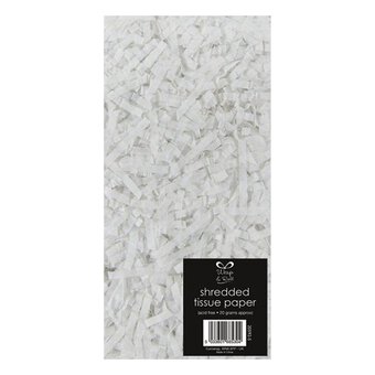 White Shredded Tissue Paper 20g
