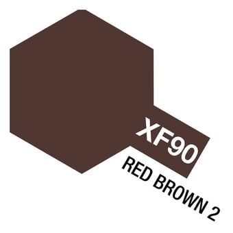 Tamiya Colour Red Brown Acrylic Paint 10ml (XF-90) image number 2